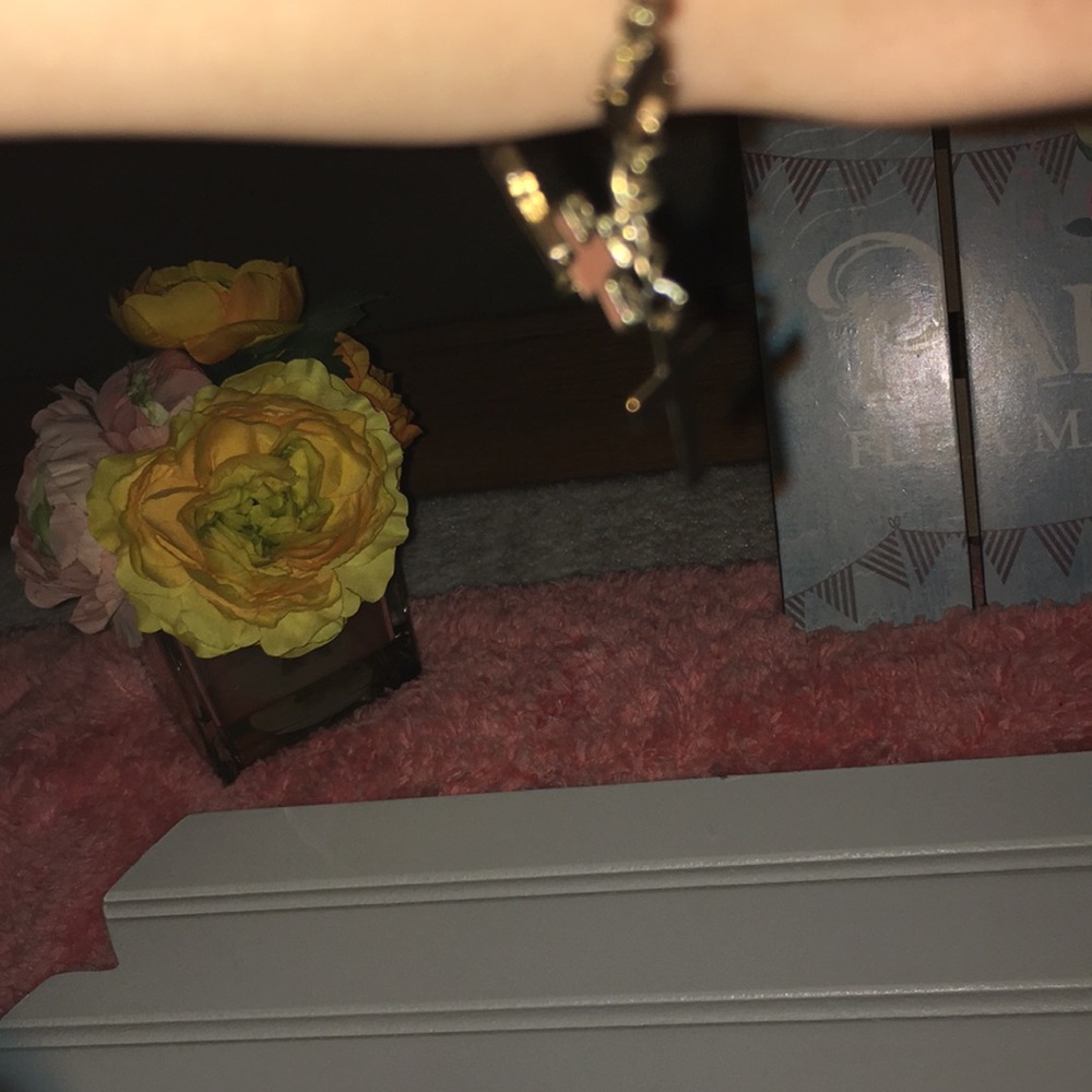 Silver and Peach Colored Cross Bracelet ⭐️⭐️ - Picture 7 of 8